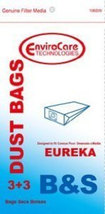 EnviroCare Dust Bags for Eureka Type B (Pack of 3 + 3 Filters) - £27.26 GBP
