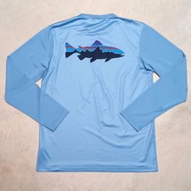 Patagonia Capilene Baselayer Fish Logo Long Sleeve Shirt - Men&#39;s Size Medium - £17.95 GBP