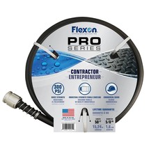 Flexon Hdcg5850Blkgy 50Ft 5/8&quot; Contractor Entrepreneur Rubber &amp; Vinyl Hose - £46.31 GBP