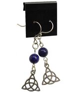 Lapis Triquetra Earrings! - $145.17 MXN
