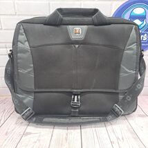 Wenger Swiss Army Laptop Bag Briefcase Black Shoulder Strap Storage Pockets - $23.70