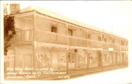 Vtg Postcard RPPC 1930s EKKP Sepia - Sonoma California CA Blue WIng Hotel UNP - £8.22 GBP