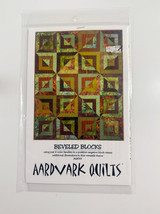 Beveled Blocks AQ833 Throw Quilt Pattern by Aardvark Quilts - $7.62 CAD