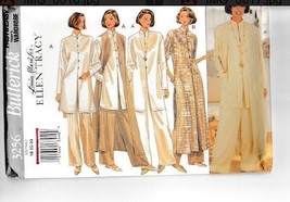 Vtg Butterick Pattern Linda Allard Ellen Tracy 3256 Vest Tunic Pants Uncut USA - £10.25 GBP