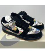 Nike SB Dunk Low Supreme Rammellzee Skate Shoes FD8778-001 Size 7.5 - £270.20 GBP