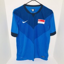 Nike Singapore Football Soccer Jersey Mens Size Large National Team Blue Shirt - £77.49 GBP