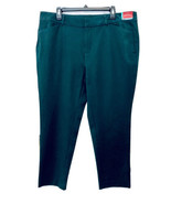 Faded Glory Womens Size 18 Bi Stretch Evergreen Slash Pockets Cotton Ble... - $16.95