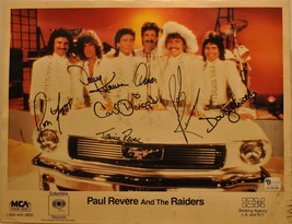 PAUL REVERE AND THE RAIDERS Signed Photo X6 - Paul Revere, Jamie Revere,... - £202.83 GBP