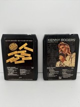 Lot of 2 Kenny Rogers 8 Track Tapes - “Ten Years Of Gold” &amp; “Greatest Hits” - £9.24 GBP