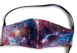 XL XXL big bang super nova face mask, galaxy cosmos nebula outer space, Washable - £12.44 GBP