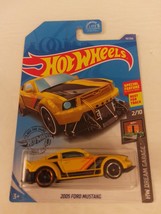 Hot Wheels 2020 #019 Yellow 2005 Ford Mustang HW Dream Garage Series 02/10 MOC - £8.03 GBP