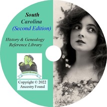 220 Old Books - South Carolina History &amp; Genealogy On Dvd - £4.61 GBP