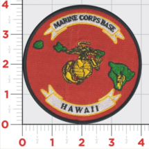 4&quot; USMC MCB HAWAII MARINE CORPS BASE INSIGNIA ISLANDS ROUND EMBROIDERED ... - £23.59 GBP