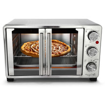 MegaChef 26.4 Quart French Door Multi-Function Stainless Steel Electric ... - $2,989.07 MXN
