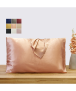Rose Gold Pure Mulberry Silk Pillowcase | Standard, Queen &amp; King | Float... - $74.99+