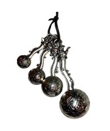 Ganz Dancing Measuring Set Teapots 4 Piece Leather Tie Teacups Silver To... - $173.43 MXN