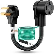 New Dryer Adapter Cord 3 To 4 Prong Plug | Nema 10-30P Male To 14-30R Female | 3 - $38.99