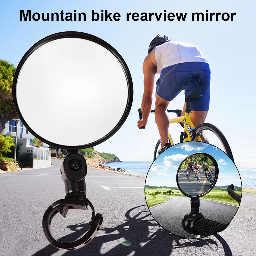 Bicycle Rearview Mirrors 360 Degree Wide-angle Convex Mirror Cycling Rearview Mi - £18.66 GBP