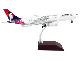 Airbus A330-200 Commercial Aircraft &quot;Hawaiian Airlines&quot; White with Purple Tail &quot; - £144.53 GBP