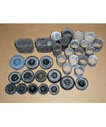 Dental Lab Casting Rings and Crucible Formers Used Huge Lot Of 35 Variou... - $176.57 CAD