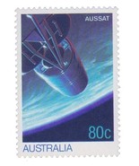 Australia 1986 aussat satellites set of two stamps mnh - $29.00