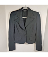 D&amp;G Dolce &amp; Gabbana Black Blazer Jacket Women’s IT 40 US XS Fitted Italy - $2,991.97 MXN