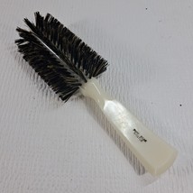 Fuller Hair Brush Pure Boar Bristle Half Round cream off white Vintage - $47.00