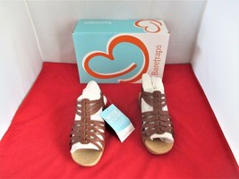Baretraps Kirstey Flat Sandals $59  - US Size 6 1/2 W  -  Brown  -  #152 - £14.00 GBP