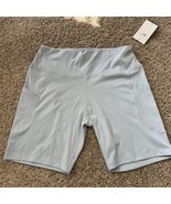 Nike Women&#39;s One High-Waisted 8&quot; Biker Shorts With Pockets Blue Size XL - €20,29 EUR
