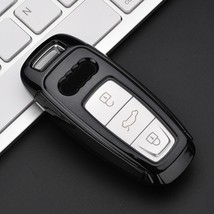 New TPU+PC Car Remote Key Case Cover For  A6 A7 A8 E-tron C8 Q8 2018 2019 2020 A - £54.12 GBP