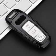 New TPU+PC Car Remote Key Case Cover For  A6 A7 A8 E-tron C8 Q8 2018 2019 2020 A - £51.43 GBP