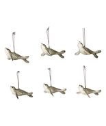 Set Of 6 Nautical Sea Grey Seals Ocean Marine Wall Decor Tree Ornaments - $836.91 MXN