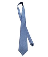 Men&#39;s JONES NEW YORK Silk NECKTIE Tie BLUE Geometric B2 - £7.78 GBP