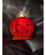 Vintage Johannsen Plastic Pumpkin Lantern Light Halloween Trick Treat Wo... - $371.21 MXN