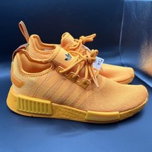 Adidas Originals NMD R1 Women Sz 8 Shoes Sneakers Bright Orange Black GV... - £57.55 GBP