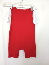 New without tags 18-24 Months Baby Romper Red/White Just a Boy Who Loves His Mom - £6.79 GBP