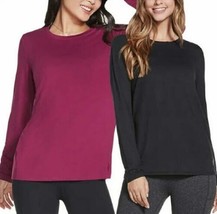 Skechers Womens Active Long Sleeve Tee, 2 Pack Color Multicolor Size Large - £30.01 GBP