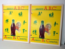 1949 Coca Cola Safety ABC&#39;s Note Pad 8x10 Advertising Coke x2 Unused - £11.69 GBP