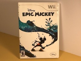 Disney Epic Mickey (Nintendo Wii, 2010) mouse walt  - £11.09 GBP