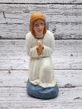 Vintage Christmas Angel Nativity Chalkware Figure 4.5&quot;  - $18.37 MXN