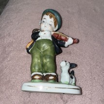 Vintage Figure Made in Occupied Japan Boy and dog - £7.77 GBP