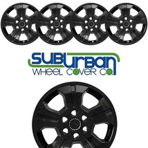 2015-2020 Chevy Suburban 1500 / Tahoe IMP-392BLK 18&quot; BLACK Wheel Skins NEW SET/4 - £85.93 GBP