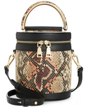 Inc International Concepts Womens Snake Print Kaiah Drum Crossbody B4HP - £43.51 GBP