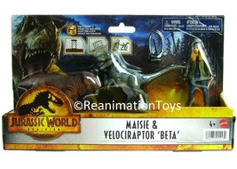 Jurassic World Dominion Maisie &amp; Velociraptor Beta Lystrosaurus Dinosaur New NIB - £75.14 GBP