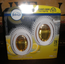 (2) Febreze Small Spaces Lemon Fresh Heavy Duty Air Fresheners - $12.64