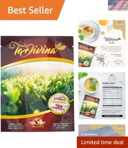 TeDivina Organic Detox Tea - 12 Herb Cleansing Blend, Caffeine Free, 0.3oz - $39.00