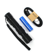 LED 10W Rechargeable Flashlight 400 Lumen Dimmeable Creed Flash light w/... - $25.23
