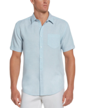 Cubavera Men&#39;s Travel Select Linen Blend Short Sleeve Button-Down Shirt 3X NWT - £22.19 GBP