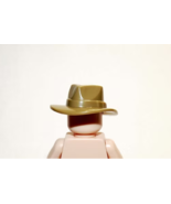 SLK Light Brown Cowboy Fedora Hat Custom Minifigure Toy For Gift  - $9.02 CAD