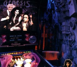 Genesis Pinball FLYER Original Game Sci-Fi Gothic Horror Art Print 1986 ... - £21.91 GBP